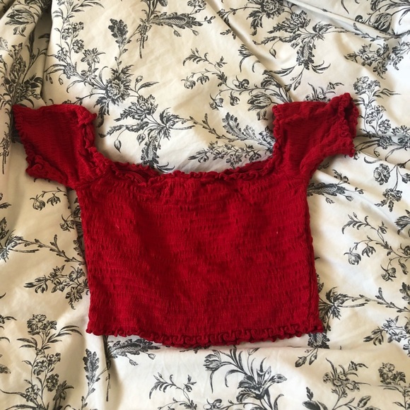 Red Forever 21 Crop Top - Picture 2 of 3